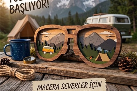 Kamp, Karavan, Doğa Duvar Dekorları